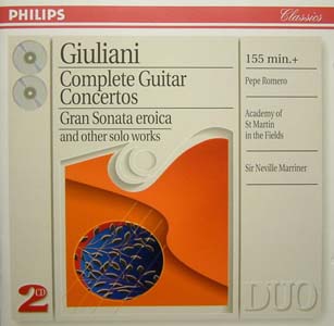 罗梅罗 朱里亚尼吉他协奏曲(Complete Guitar Concertos)
